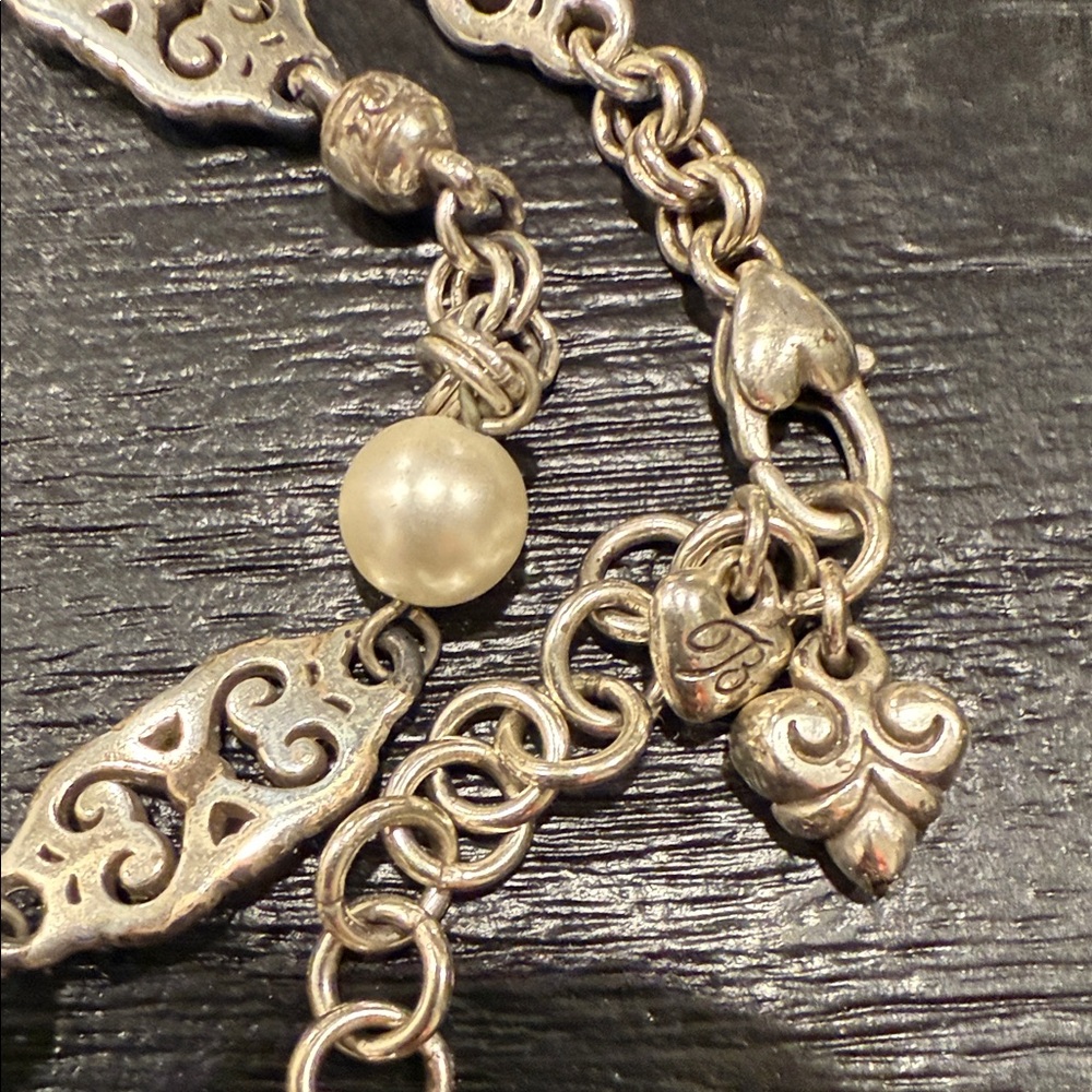 Brighton Silver and Pearl Necklace - Picture 2 of 3
